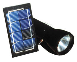 Photovoltaic storage flashlight